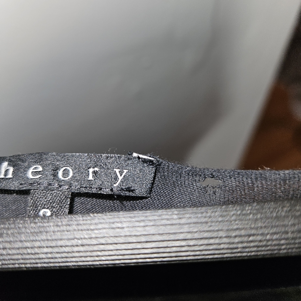 Theory Black T-Shirt Size P - Picture 4 of 12